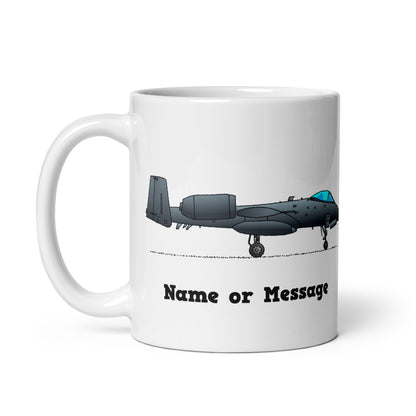 A-10 Thunderbolt Mug, Personalized