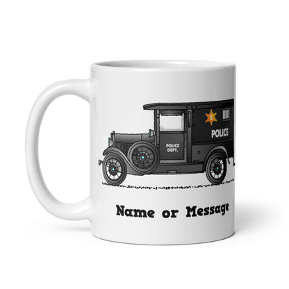 Personalized Police Paddy Wagon Mug