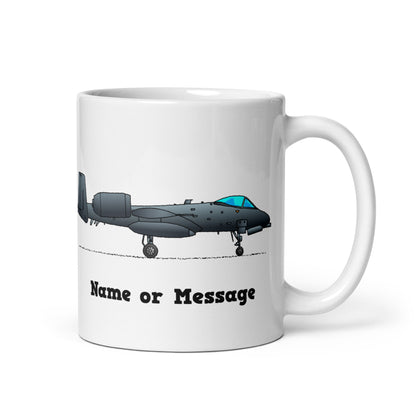 A-10 Thunderbolt Mug, Personalized