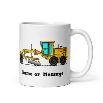 Personalized Yellow Grader Mug