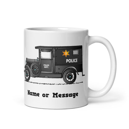 Personalized Police Paddy Wagon Mug