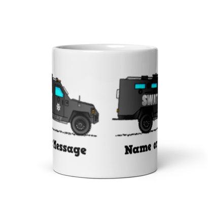 Police SWAT Truck Mug, Personalized M056