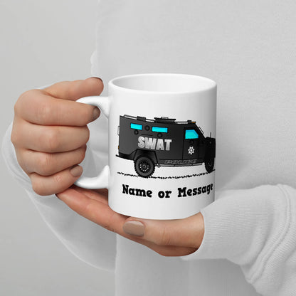 Police SWAT Truck Mug, Personalized M056