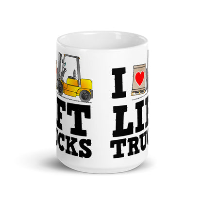 I Love Forklift Trucks Mug M044