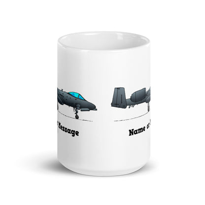 A-10 Thunderbolt Mug, Personalized