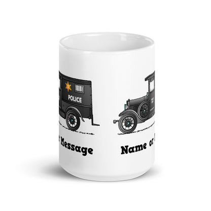 Personalized Police Paddy Wagon Mug