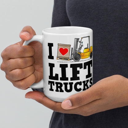 I Love Forklift Trucks Mug M044