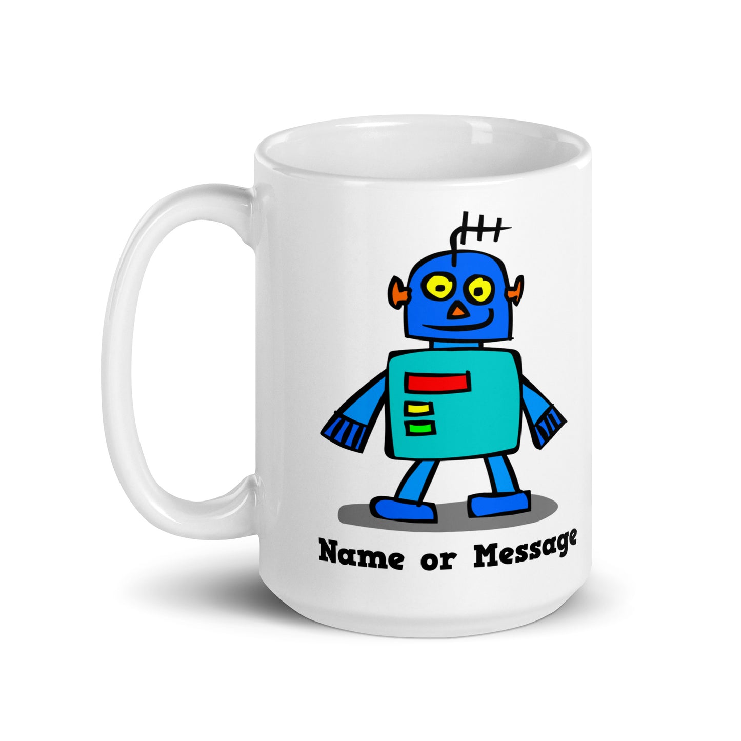 Personalized, The Magic Crayons Robots Mug