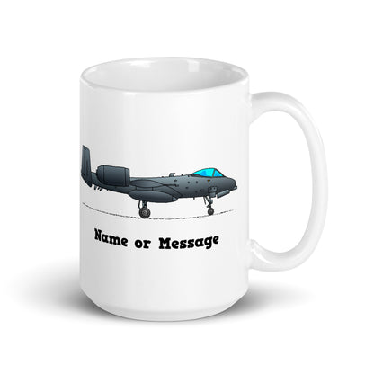 A-10 Thunderbolt Mug, Personalized