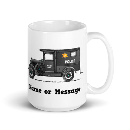 Personalized Police Paddy Wagon Mug