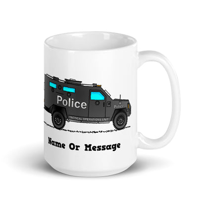 Personalized Police Tactical Operations Unit Mug