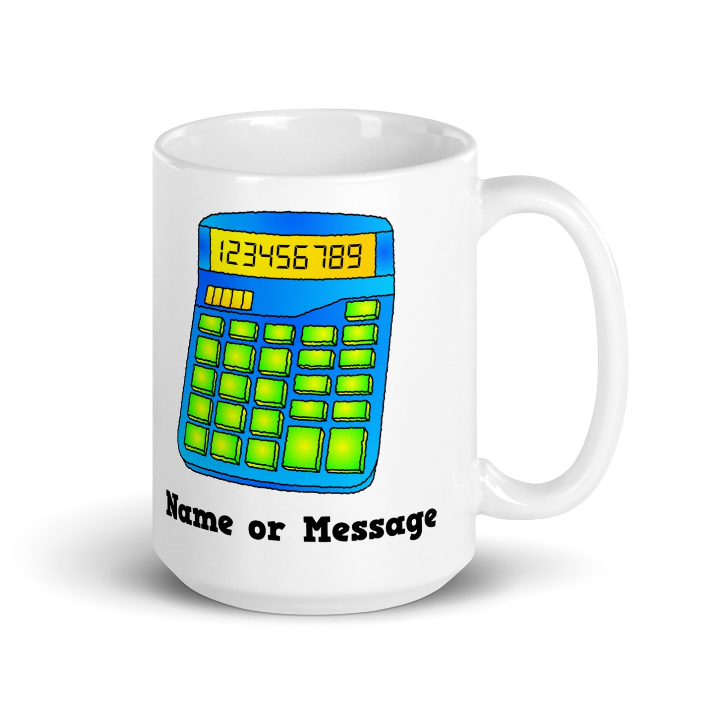 Personalized Teacher Mug - Custom Name Calculator Mug