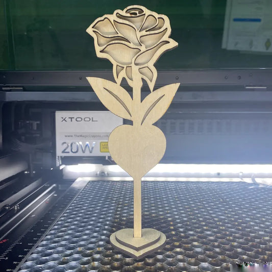 Handcrafted Laser-Cut Roses – Elegant Wooden Flowers from Japan