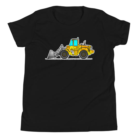 Youth Yellow Wheel Loader T-Shirt