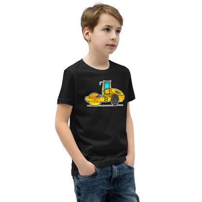 Youth Yellow Road Roller T-Shirt