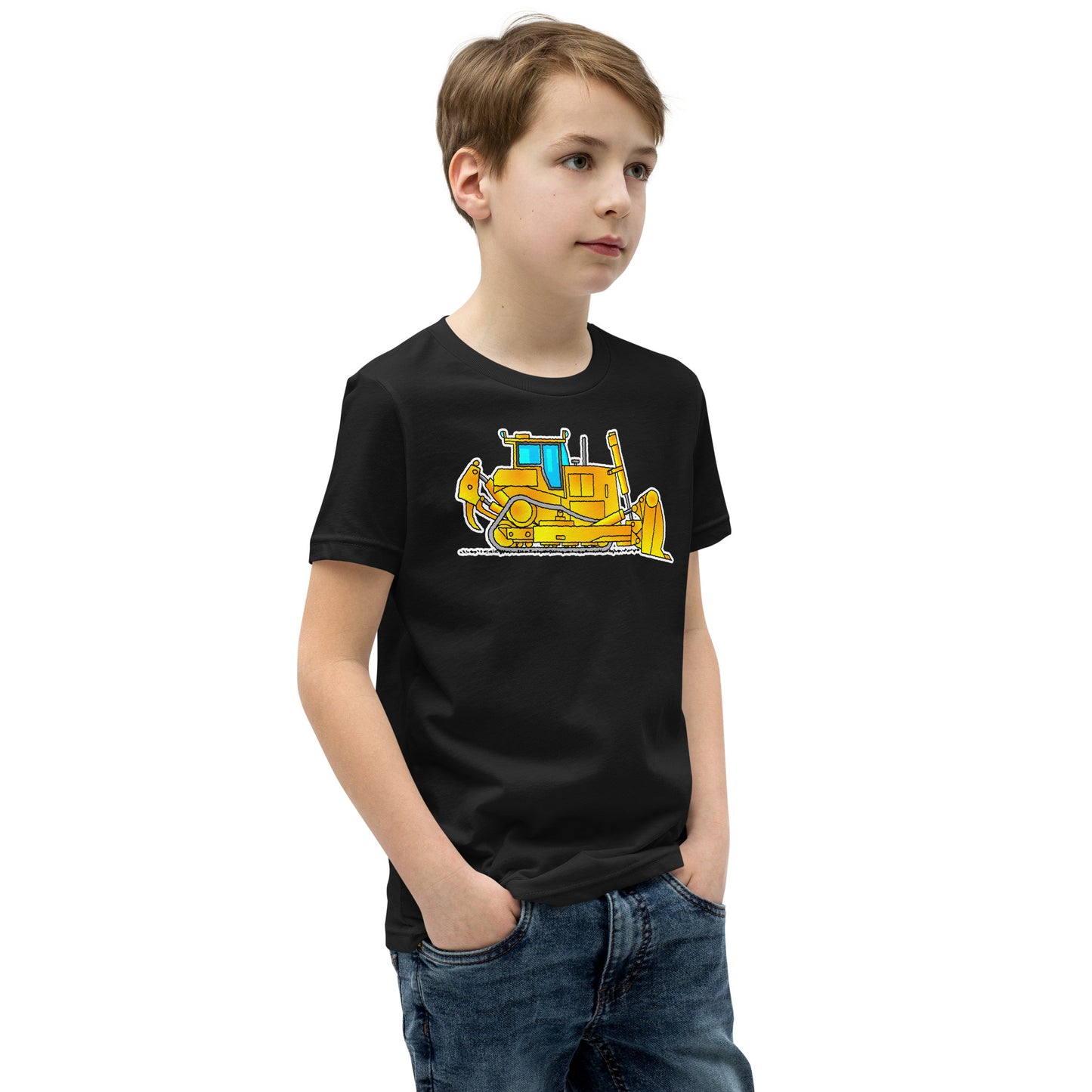 Youth Yellow Bulldozer T-Shirt