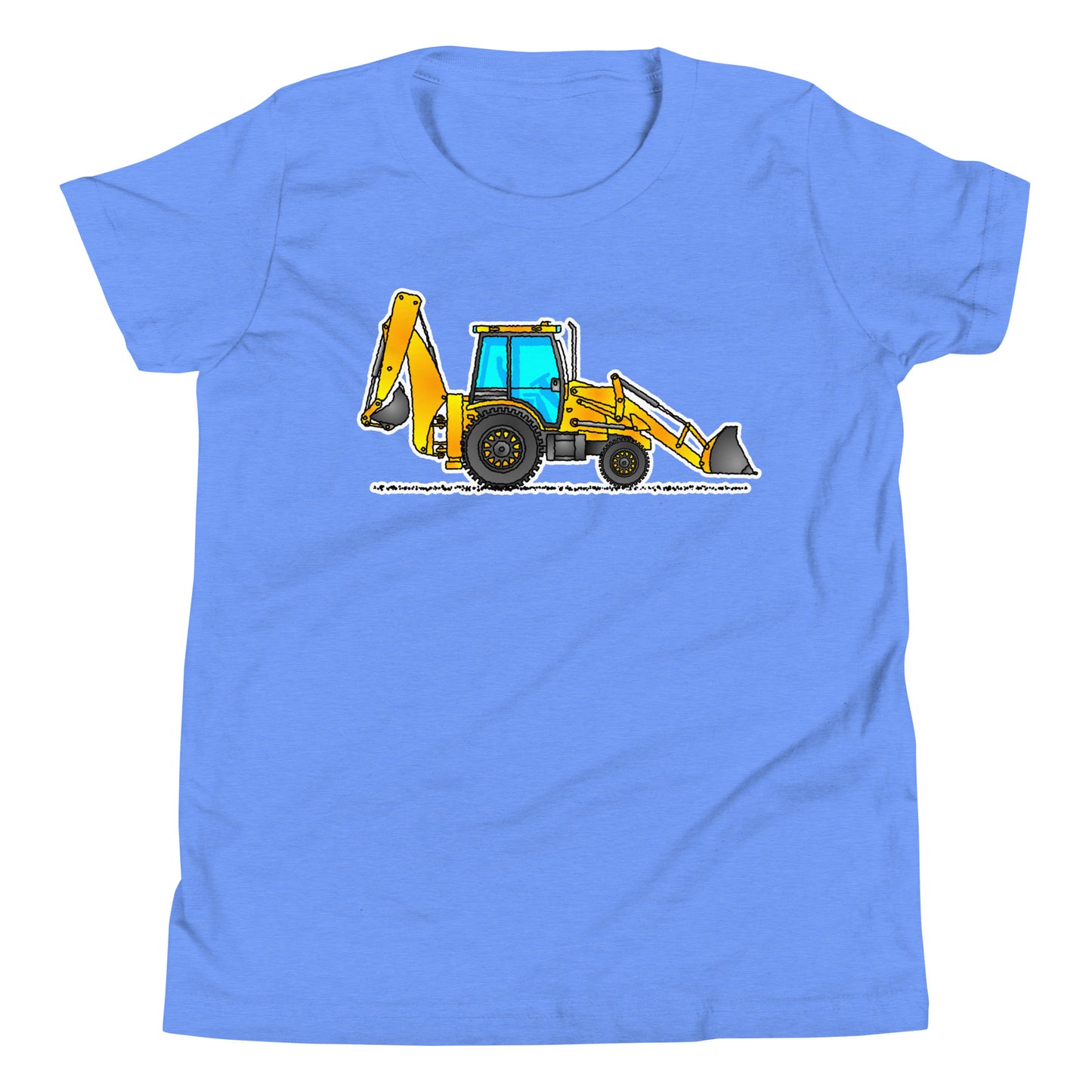 Youth Yellow Backhoe T-Shirt