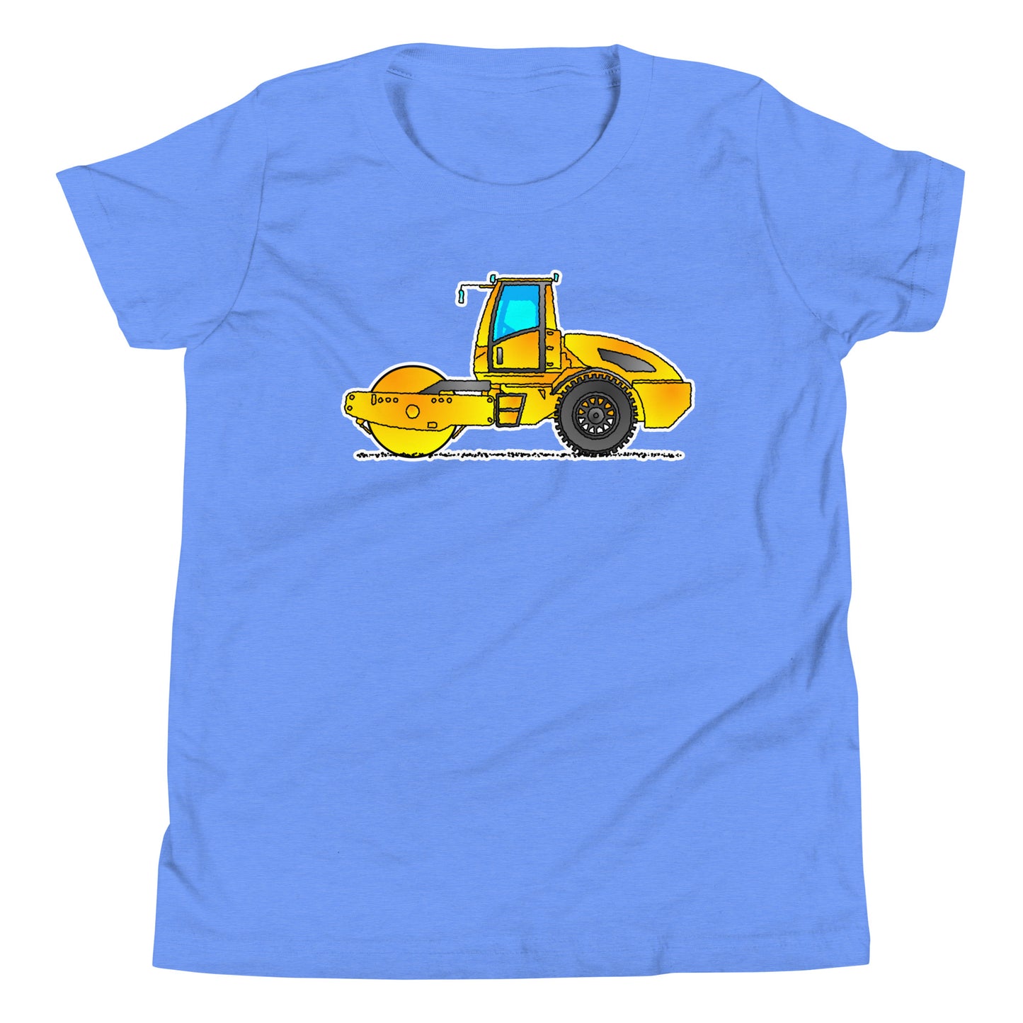 Youth Yellow Road Roller T-Shirt