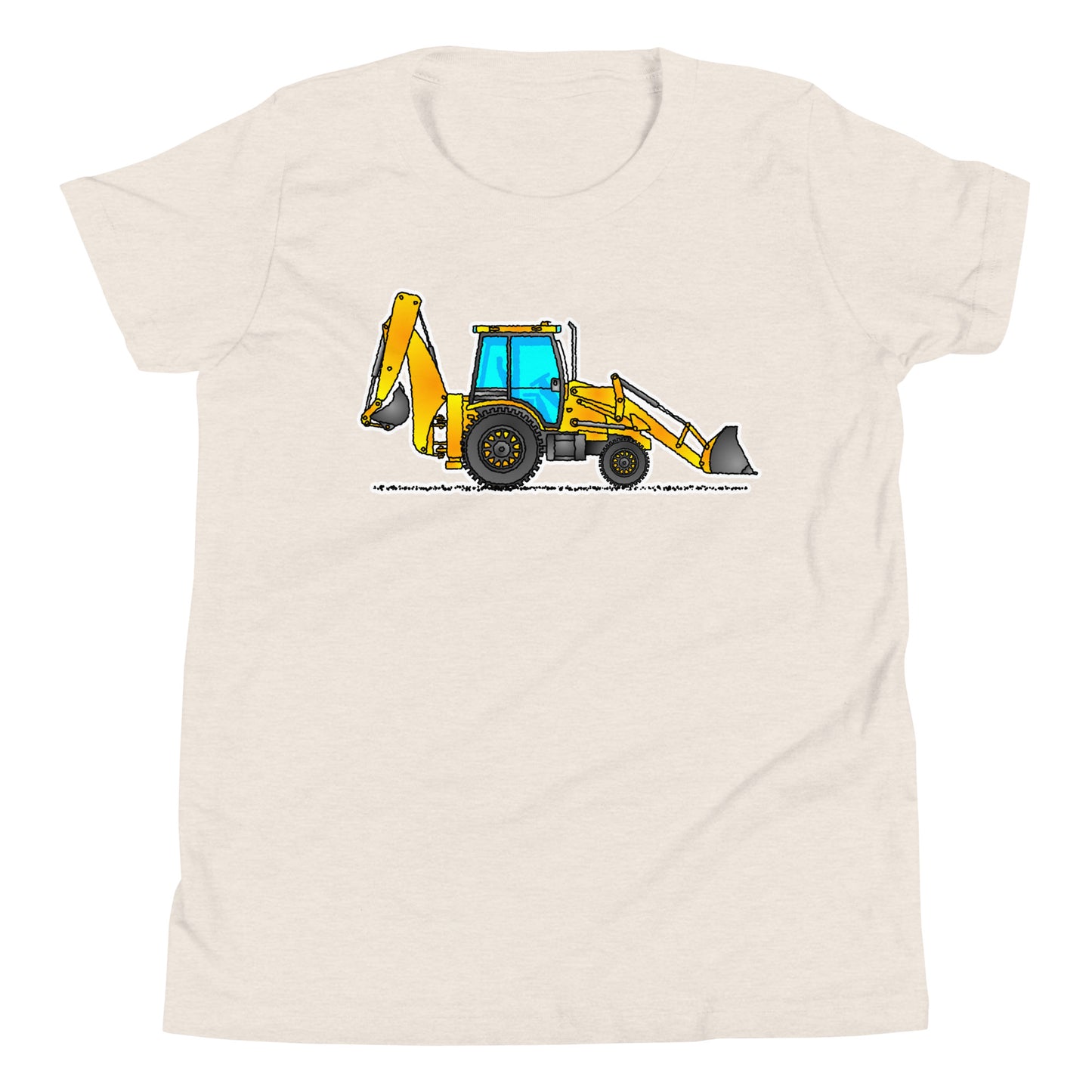 Youth Yellow Backhoe T-Shirt