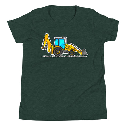 Youth Yellow Backhoe T-Shirt