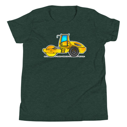 Youth Yellow Road Roller T-Shirt