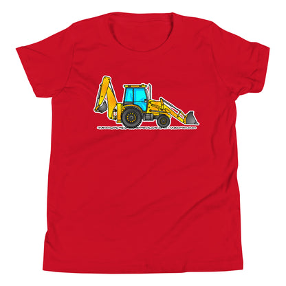 Youth Yellow Backhoe T-Shirt