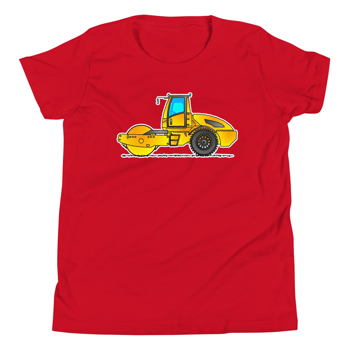 Youth Yellow Road Roller T-Shirt