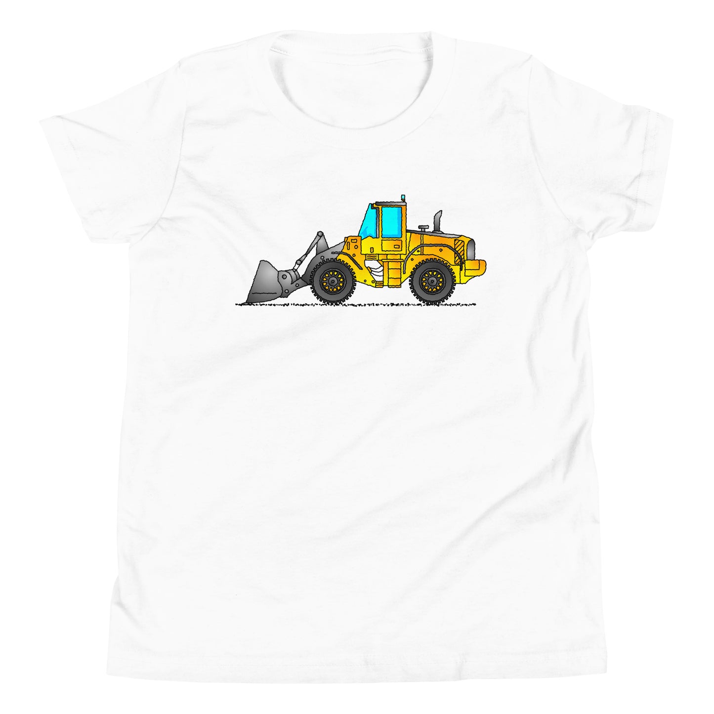 Youth Yellow Wheel Loader T-Shirt