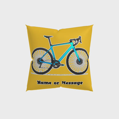 Bicycle Pillow Cushion, Personalized