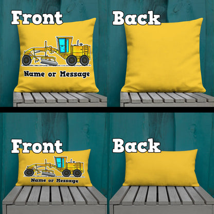 Grader Pillow Cushion, Personalized P007