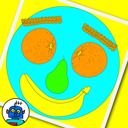 Food Face Craft | Digital Download