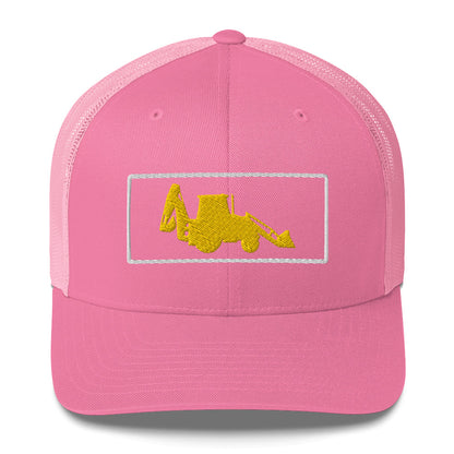 Backhoe Trucker Cap, Adult C004