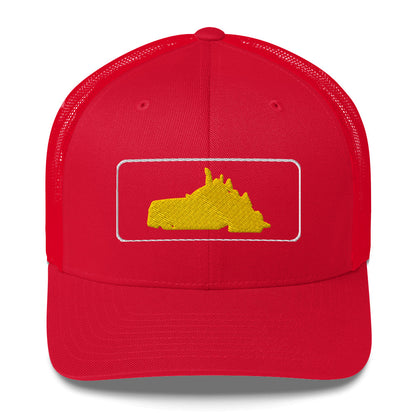 Asphalt Paver Trucker Cap C007